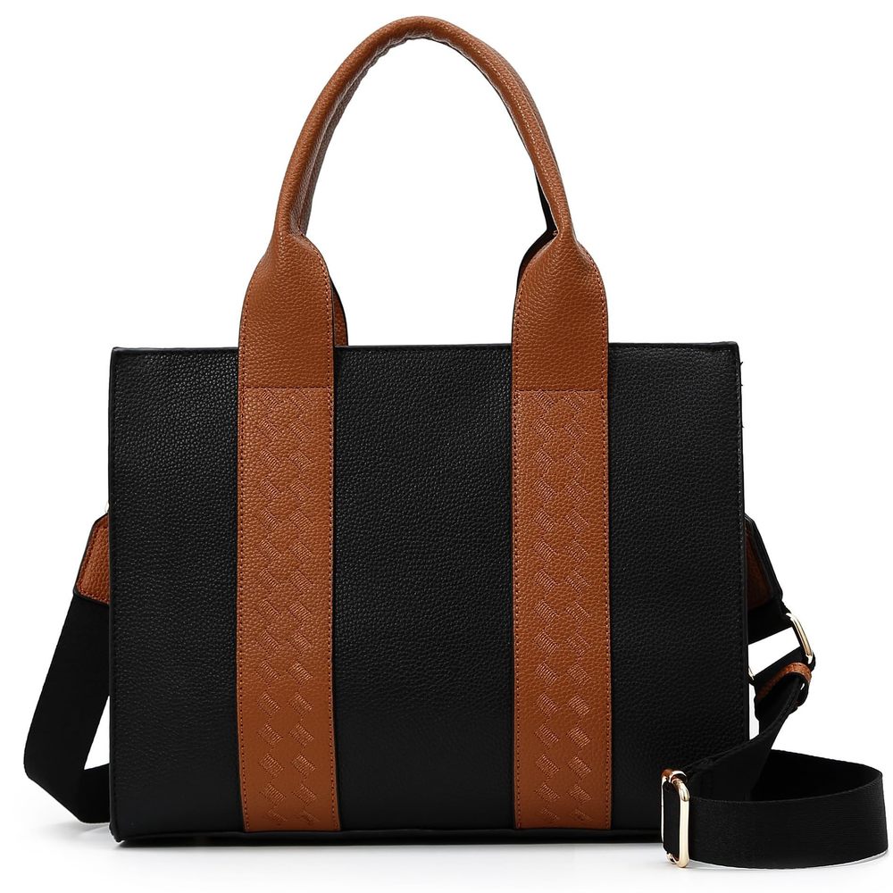 Classic Bag Bags For Top Handle Satchel Purses And Handbags Pu Textured Strap